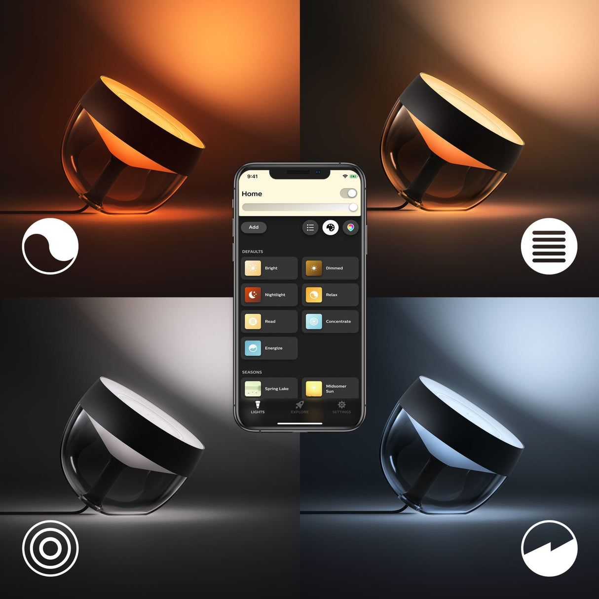 EAN 8719514264489 - Philips Hue White and Color ambiance 8719514264489 iluminación inteligente Lámpara de mesa inteligente Bl imagen 9