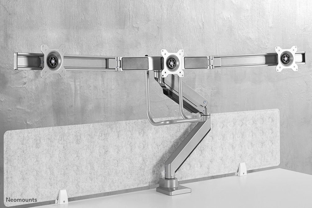 EAN 8717371447502 - Neomounts NM-D775DX3SILVER soporte para monitor 68,6 cm (27") Escritorio Plata imagen 10