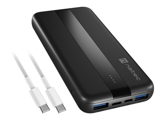 Natec Powerbank Trevi Slim Q V2 10000mah 2x Usb-A Npb-2294
