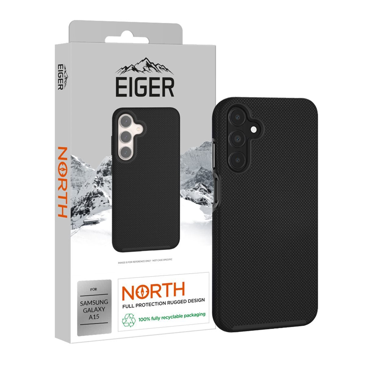 Eiger North Case Galaxy A15 4g/5g Schwarz