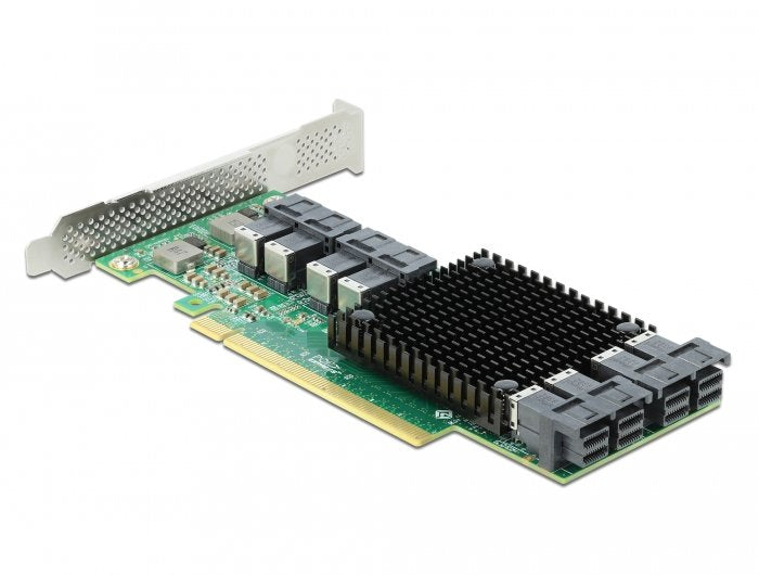 Delock 90504 Tarjeta Pci Express X16 A 8 X Interna Nvme Sff-8643 - Factor De Forma De Perfil Bajo