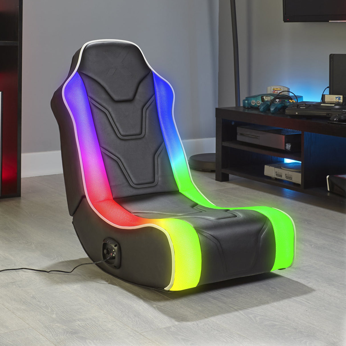 EAN 0094338514032 - X Rocker Chimera Silla gaming Negro, Blanco imagen 14