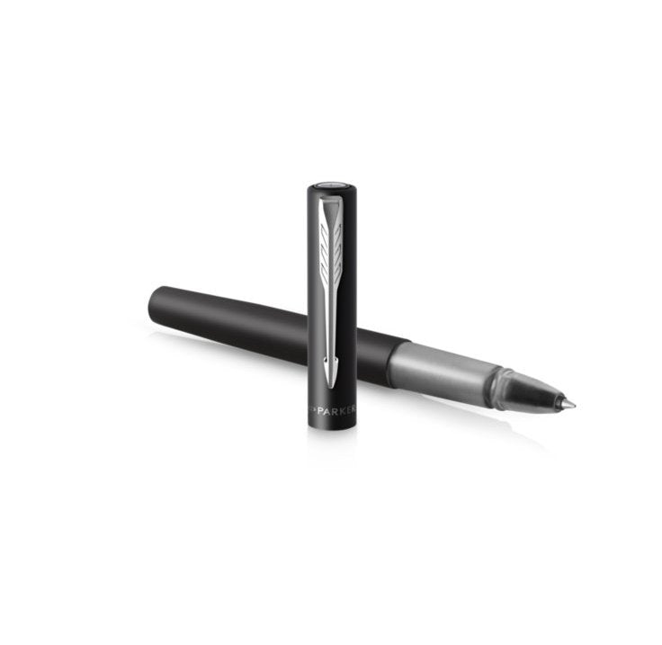 Parker Vector Xl Metallic Black C.C. Rollerball F