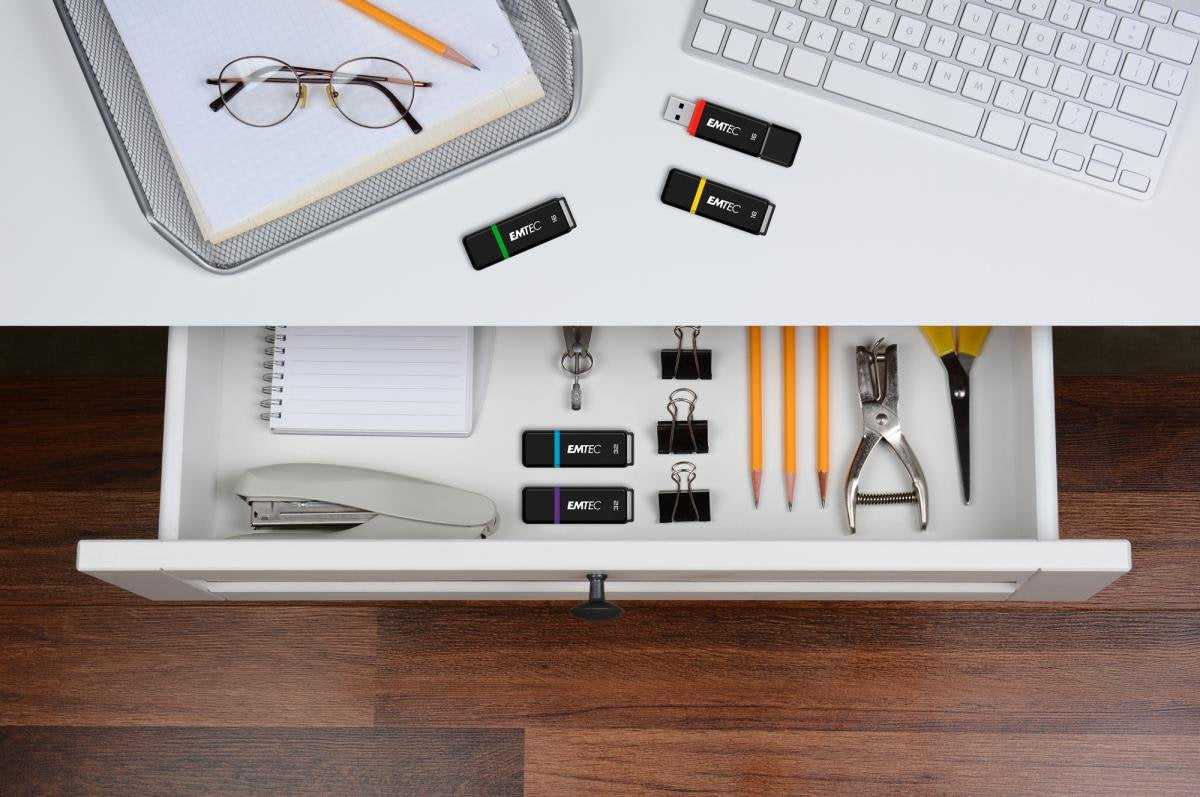 Emtec Pack 10 Pendrives 16gb Usb 2.0 Color Mix Retail