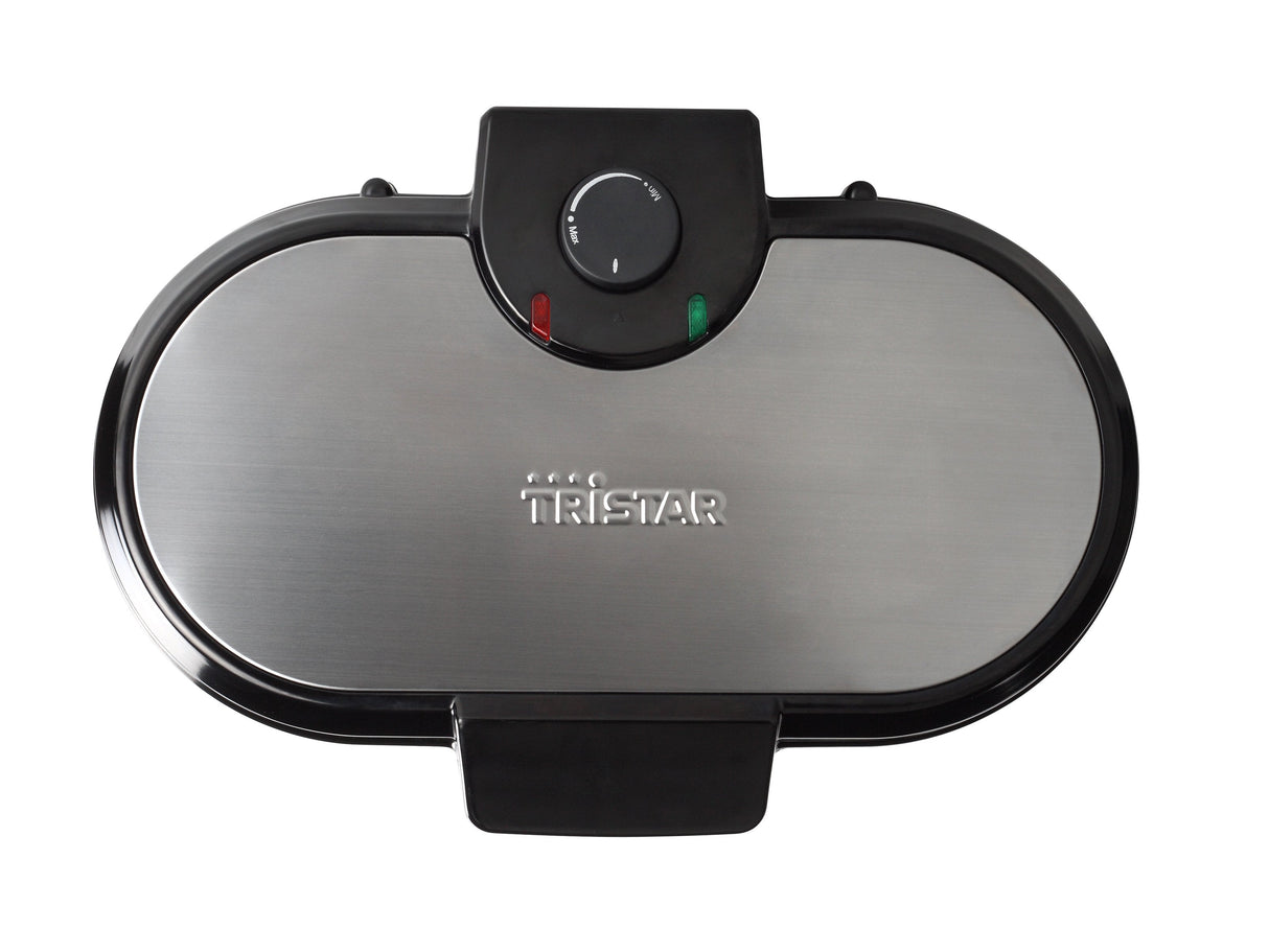 EAN 8713016021205 - Tristar WF-2120 gofrera 10 barquillo(s) 1200 W Negro, Gris imagen 1