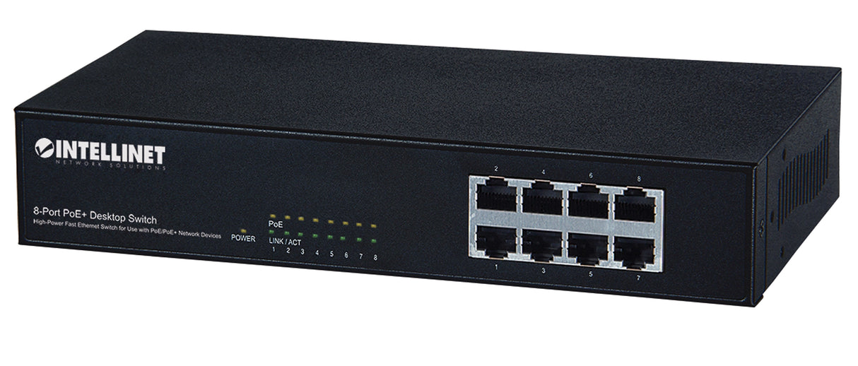 Intellinet 560764 Interruptor 10/100 8 Puertos 8poe Ataf