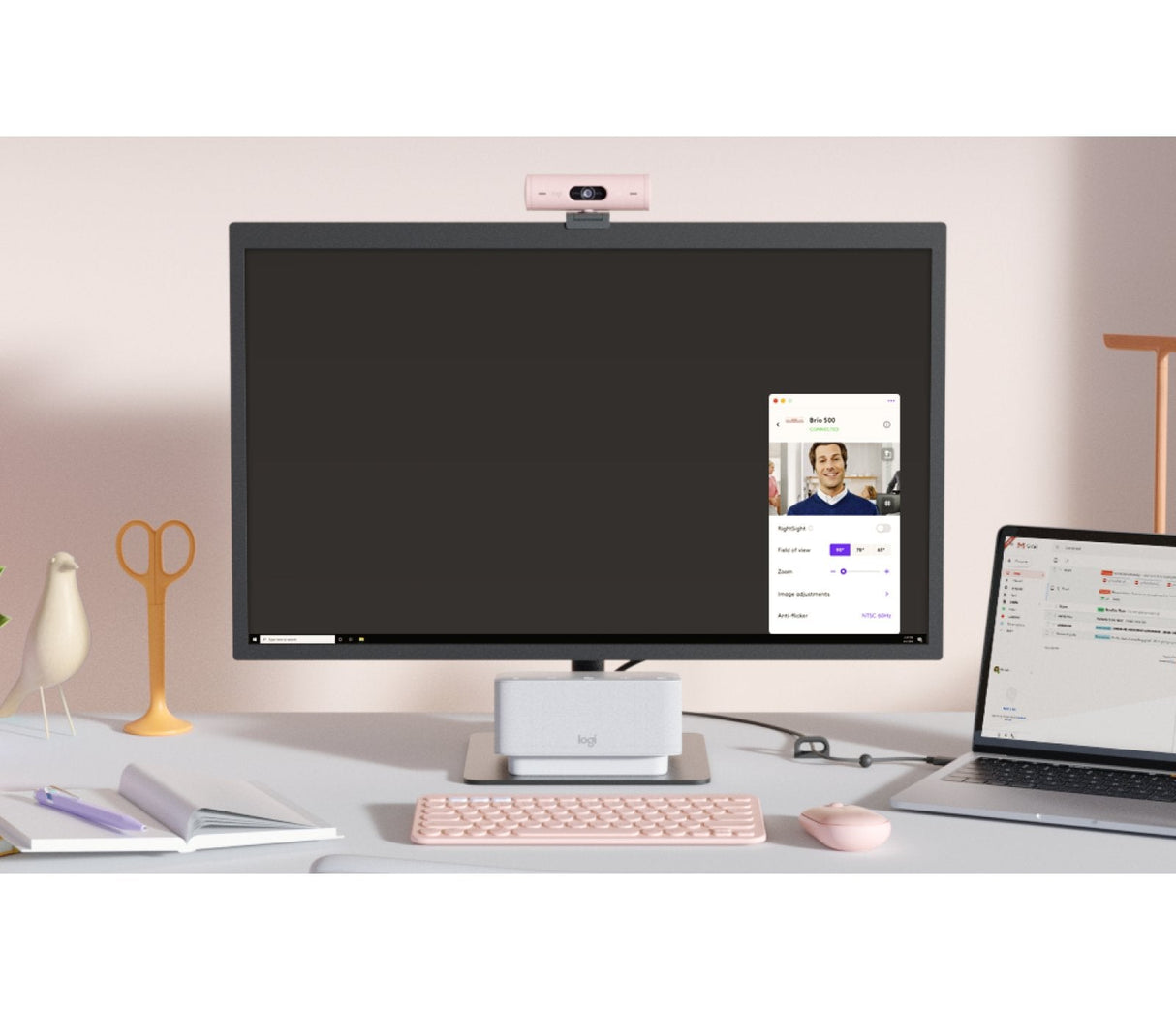 EAN 5099206104907 - Logitech 960-001421 cámara web 4 MP 1920 x 1080 Pixeles USB-C Blanco imagen 7