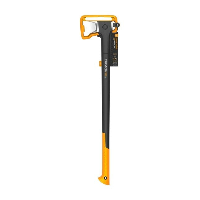 Hacha De Dividir Fiskars X-Series X36 Con Hoja En L, Hacha/Hacha Negro/Naranja, Mango Largo 1069109