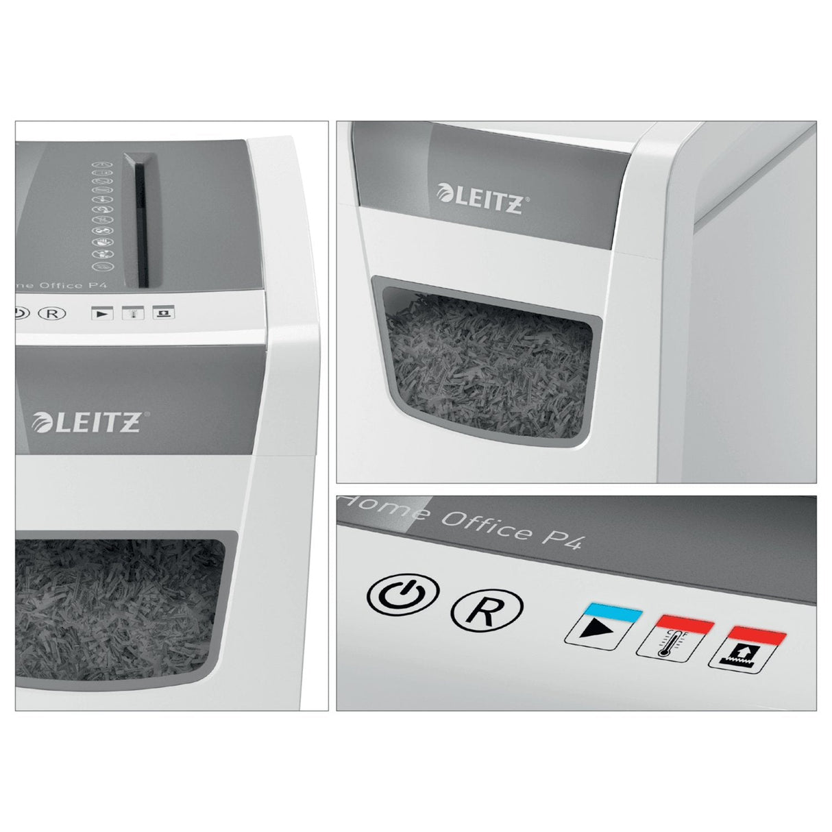 EAN 4002432118946 - Leitz IQ Slim Office P-4 triturador de papel Corte cruzado 58 dB 22 cm Blanco imagen 4