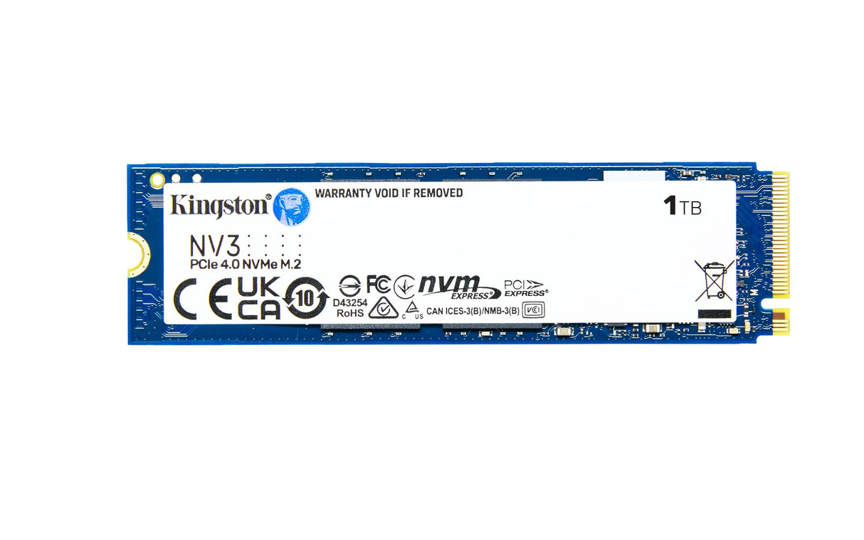 Disco Ssd Kingston Nv3 1tb Kingston Snv3s/1000gbk M.2 Pcie 4.0 Nvme Bulk
