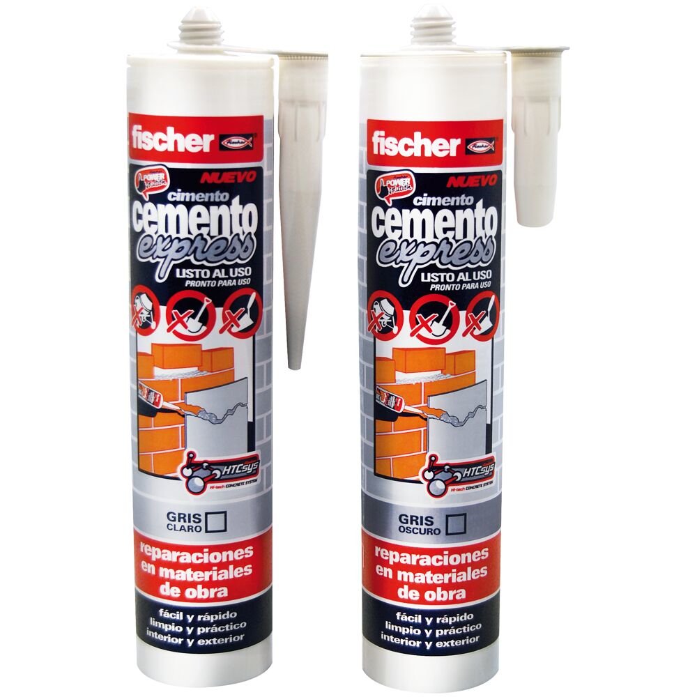 Cemento Express Gris Claro 310ml 512352 Fischer