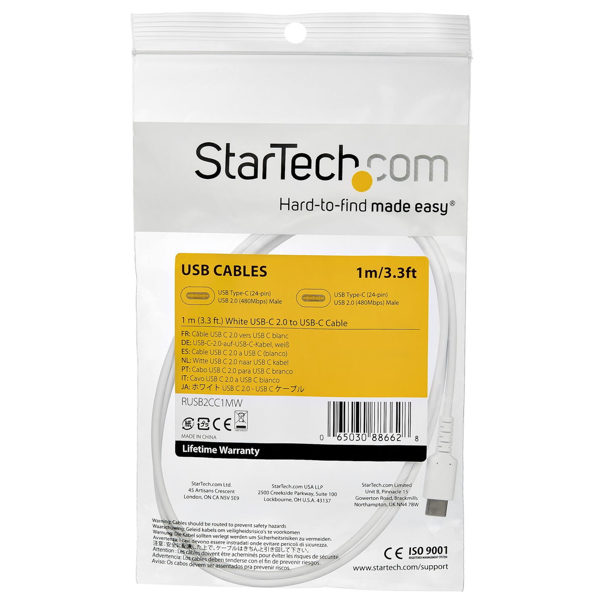 EAN 0065030886628 - StarTech.com RUSB2CC1MW cable USB imagen 6