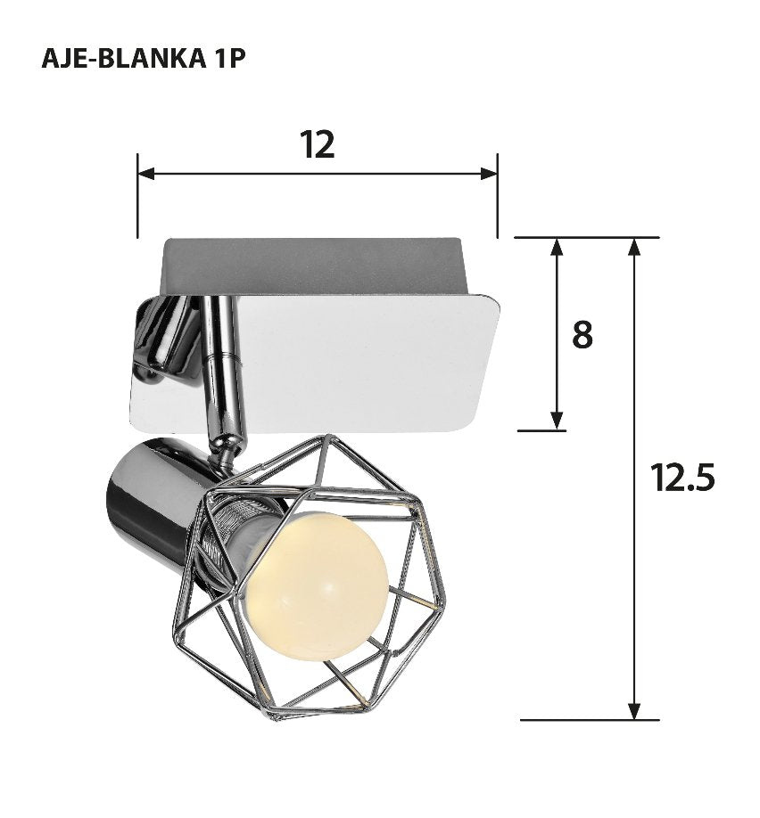 Activejet Aje-Blanka 1p Iluminación De Pared E14
