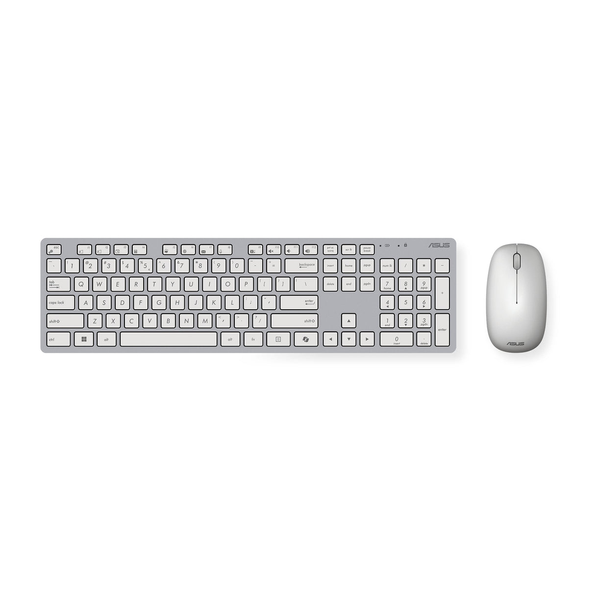 Asus W5000 Wireless Keyboard+Raton Dt. Copilot Layout Blanco