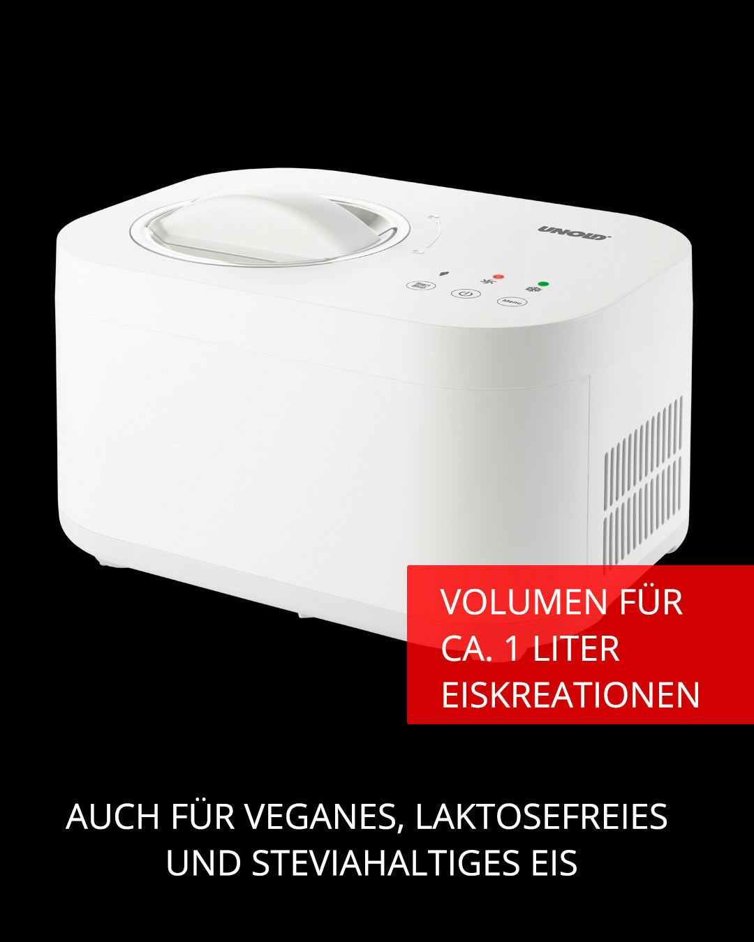EAN 4011689488207 - Unold 48820 máquina para helados Compresor de helados 1 L 135 W Blanco imagen 2