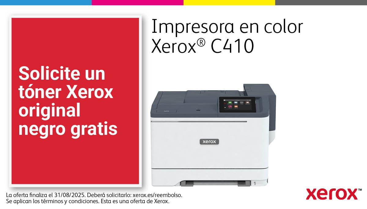 Xerox C410 A4 40 Ppm Impresora A Doble Cara Ps3 Pcl5e/6 2 Bandejas 251 Hojas