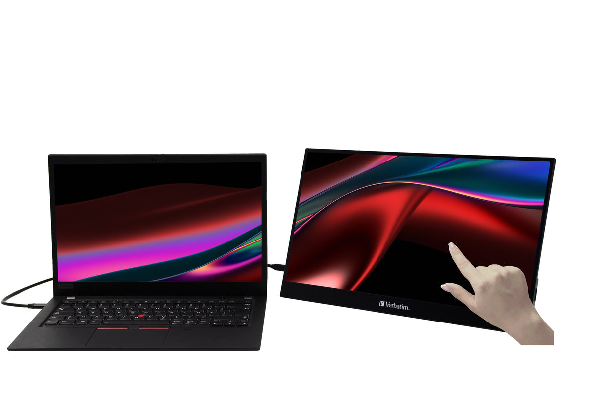 Verbatim Pmt-17 Portable Touchscreen Monitor 17.3" Full Hd 1080p Metal Housing