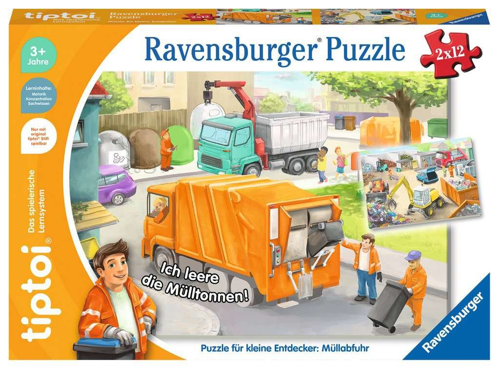 EAN 4005556001729 - tiptoi 00172 puzzle Puzzle rompecabezas 12 pieza(s) Vehículos imagen 1