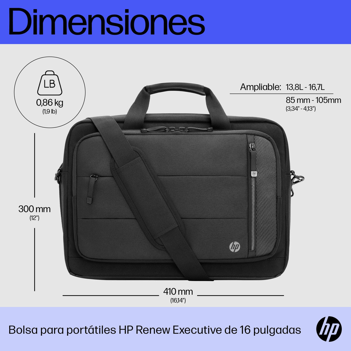 Hp Bolsa Para Portátiles Renew Executive De 16 Pulgadas