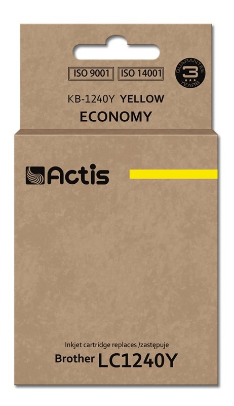 Tinta Actis Kb-1240y Brother Lc1240 Amarillo