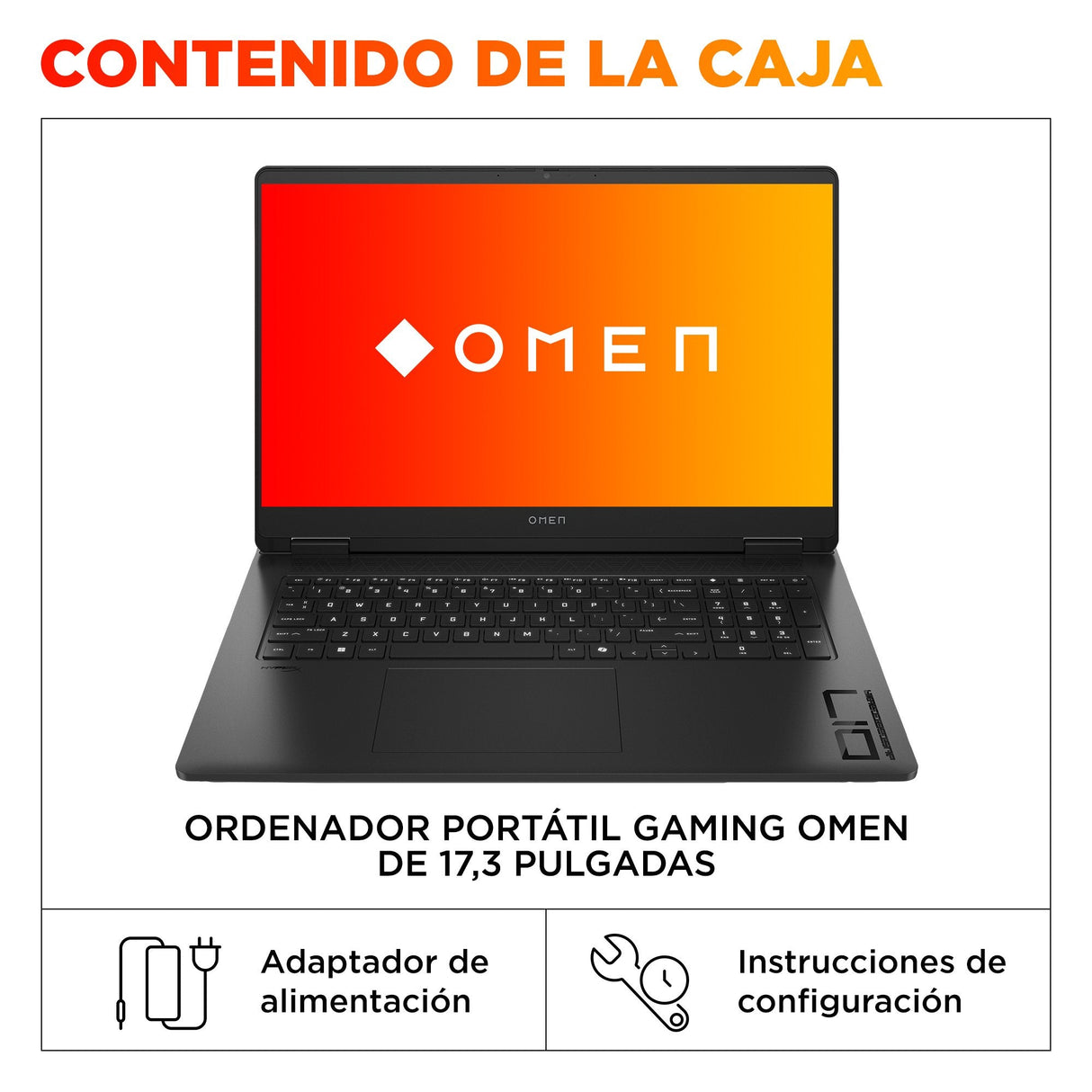 Portátil Hp Omen 17-Db1001ns 17.3" Amd Ryzen Ai 9 365 32gb 1tb Ssd Rtx 5070 Quad Hd Freedos Teclado Español