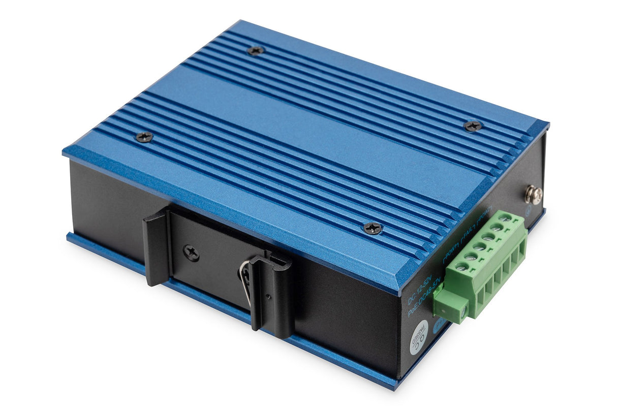 EAN 4016032485483 - Digitus DN-651131 switch No administrado Fast Ethernet (10/100) Energía sobre Ethernet (PoE) Negro, Azul imagen 5