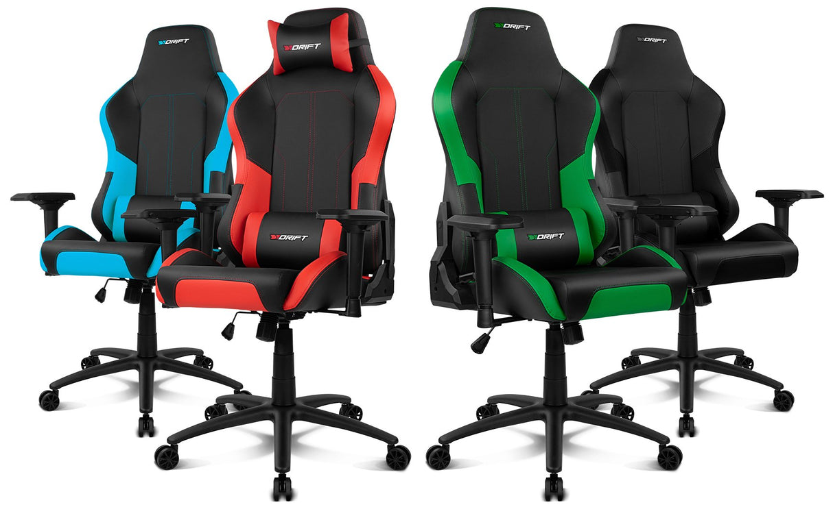 EAN 8436587970924 - DRIFT DR250 Silla para videojuegos de PC Asiento acolchado tapizado Negro, Azul imagen 14