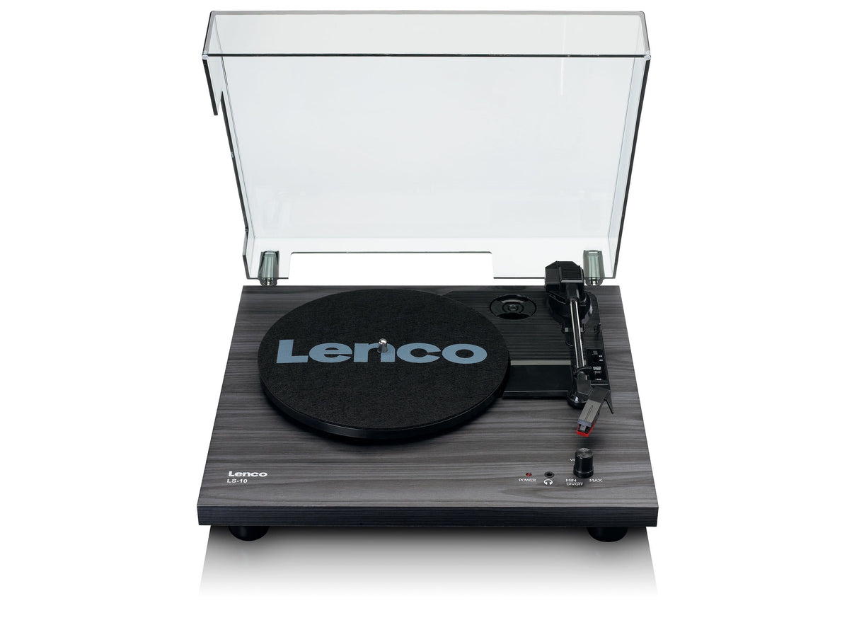 EAN 8711902040958 - Lenco LS-10 Tocadiscos de tracción por correa Negro Semiautomático imagen 1