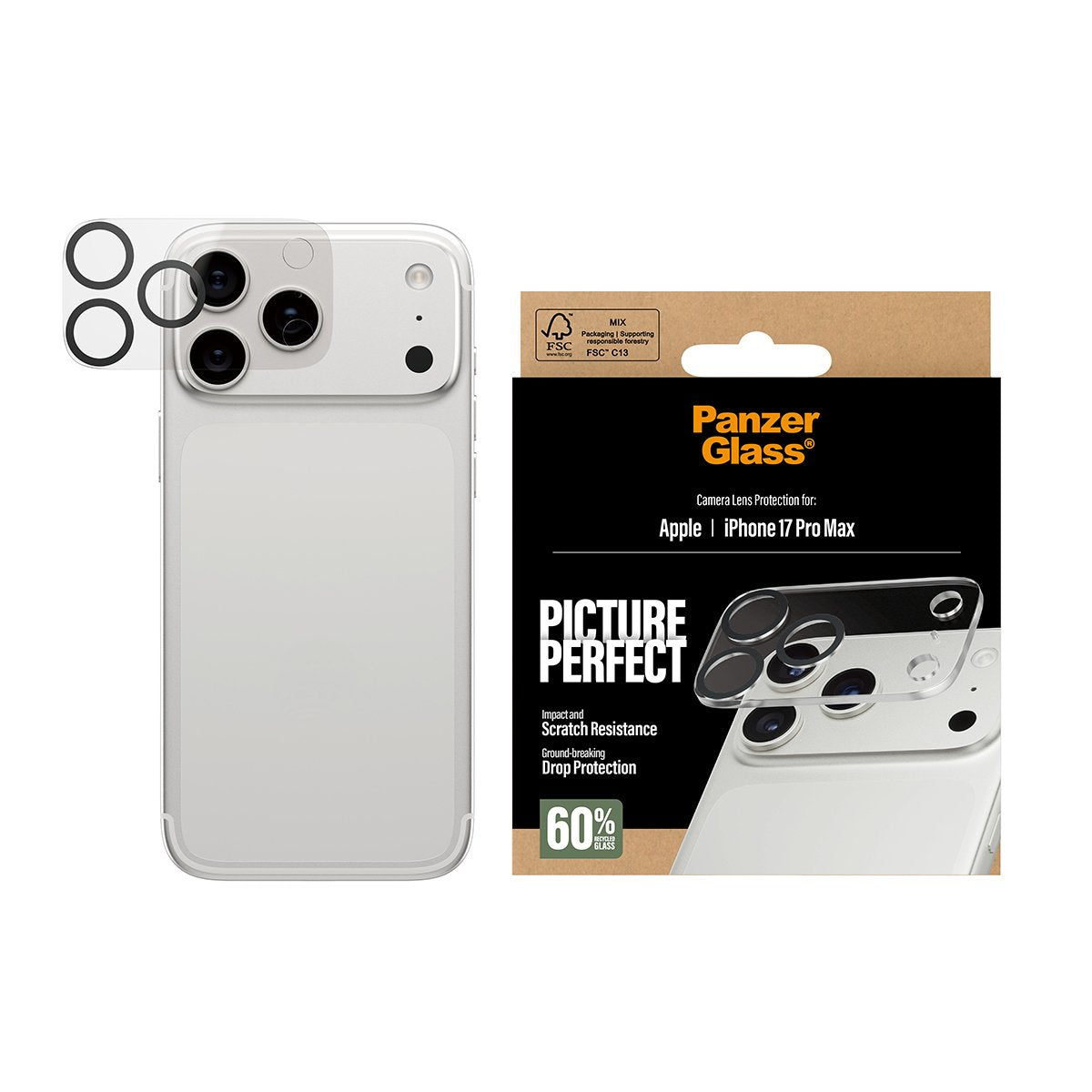 EAN 5715685031502 - PanzerGlass ® PicturePerfect Camera Lens Protector iPhone 17 Pro Max Protector de pantalla Apple 1 pieza( imagen 2