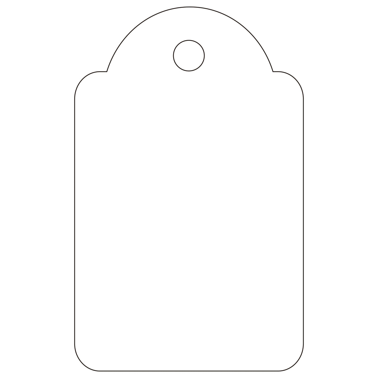 Apli Etiquetas Colgantes Blancas 22 X 35mm 500 U.
