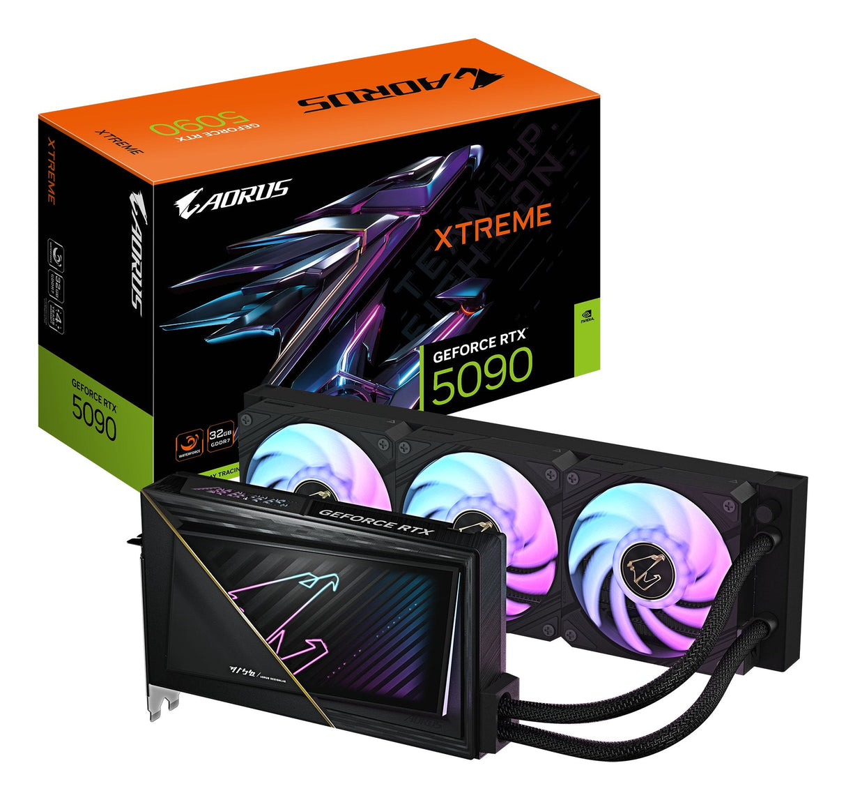 EAN 4719331355968 - GIGABYTE AORUS GeForce RTX 5090 XTREME WATERFORCE 32G imagen 1