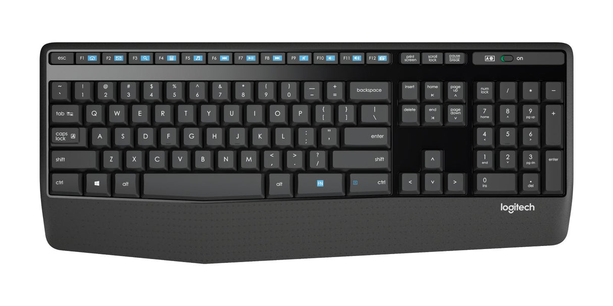 Teclado Checo + Ratón Logitech Wireless Combo Mk345 Oficina Rf Inalámbrico Negro