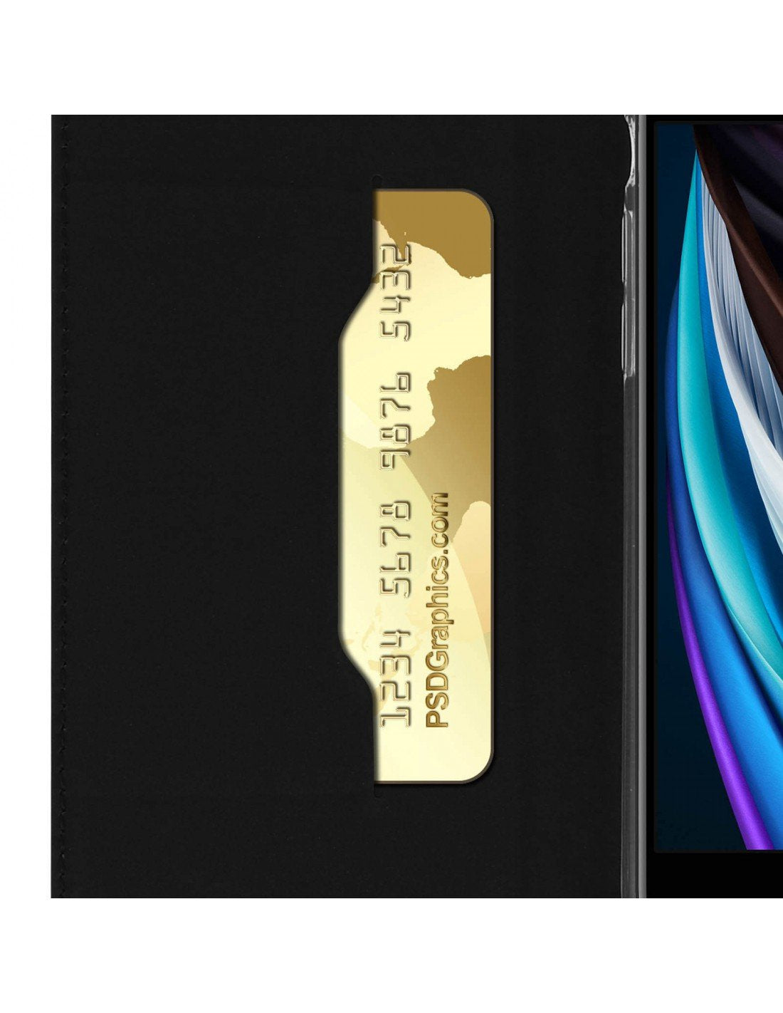 Akashi Funda Folio Negro Apple Iphone 7/8