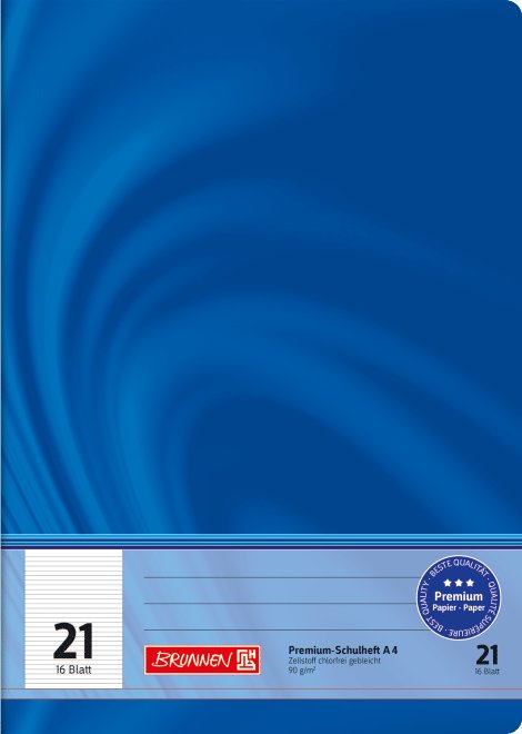 Brunnen Cuaderno Escolar Vivendi Pautado 21 Rayado Din A4 - Material De Oficina - A4