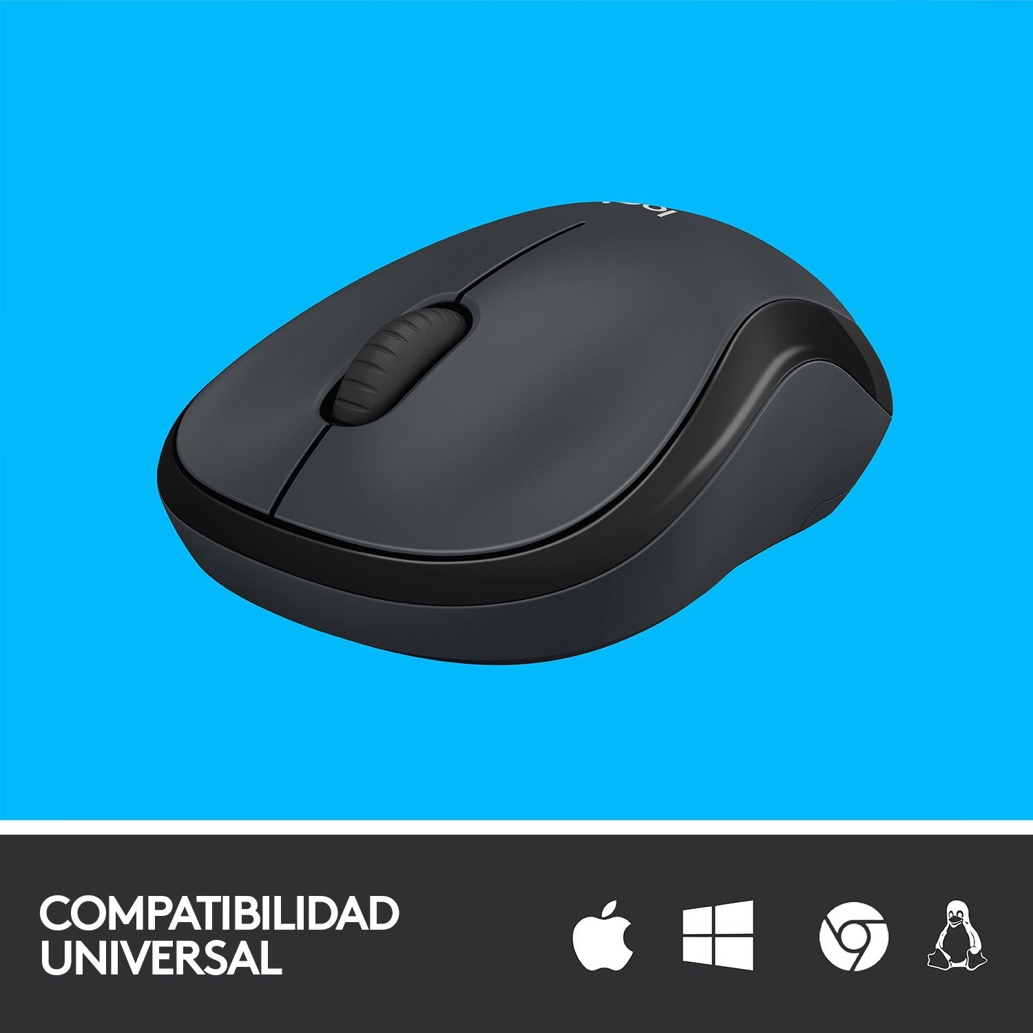 Logitech Raton M220 Silent Inalambrico Negro 910-004878