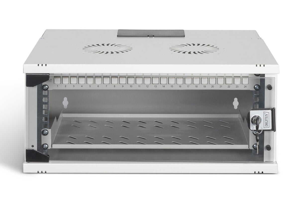 Conjunto De Red De 19", Carcasa Mural 4u Y Accesorios, Gr Versión Soho Pro, Sin Montar