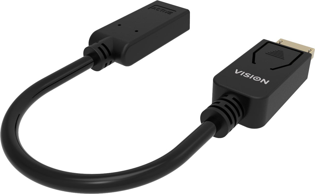 Vision Tc-Dphdmi/Bl Adaptador De Cable De Vídeo Hdmi Tipo A (Estándar) Displayport Negro