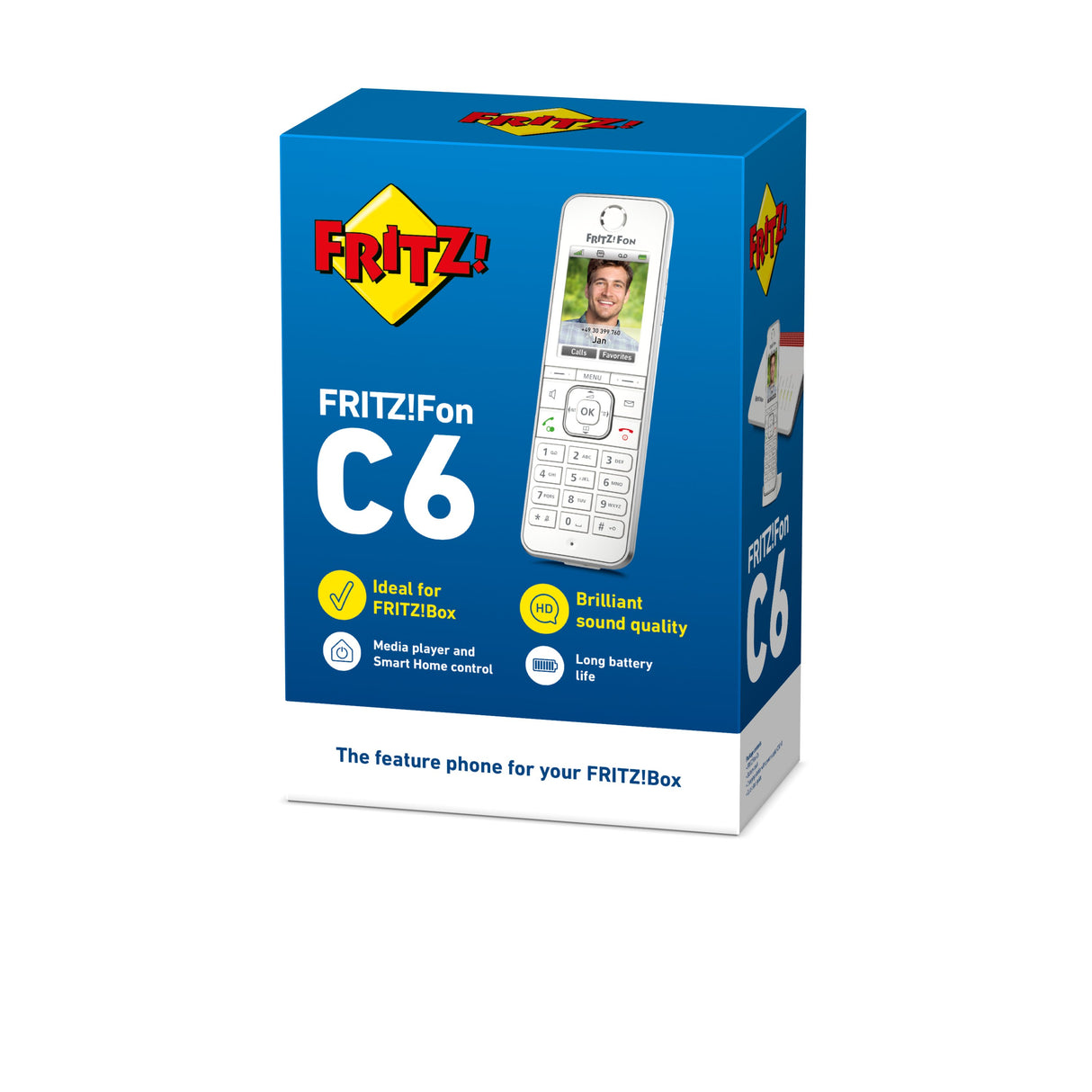 EAN 4023125028755 - Fon C6 International Teléfono DECT Identificador de llamadas Blanco imagen 5