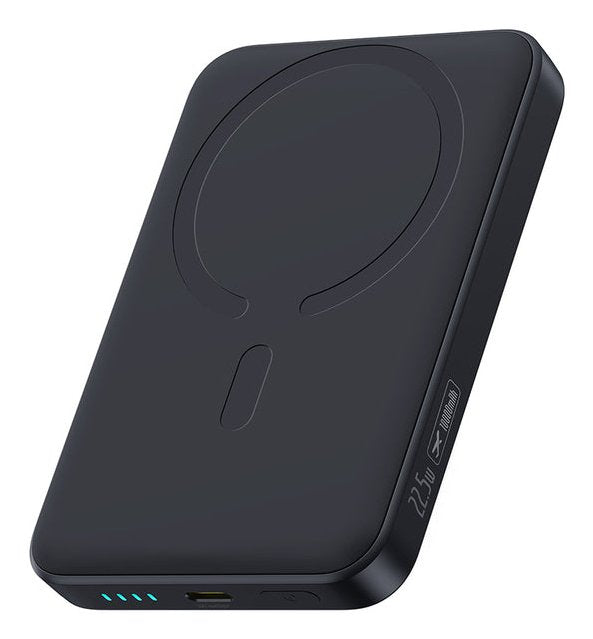 Power Bank Baseus Enerfill Fm11 Ultra-Mini Magnetic (Magsafe Compatible), 22.5w, 10000 Mah, With Type-C Cable 0,30m, Black Eu (P1008210e123-00)