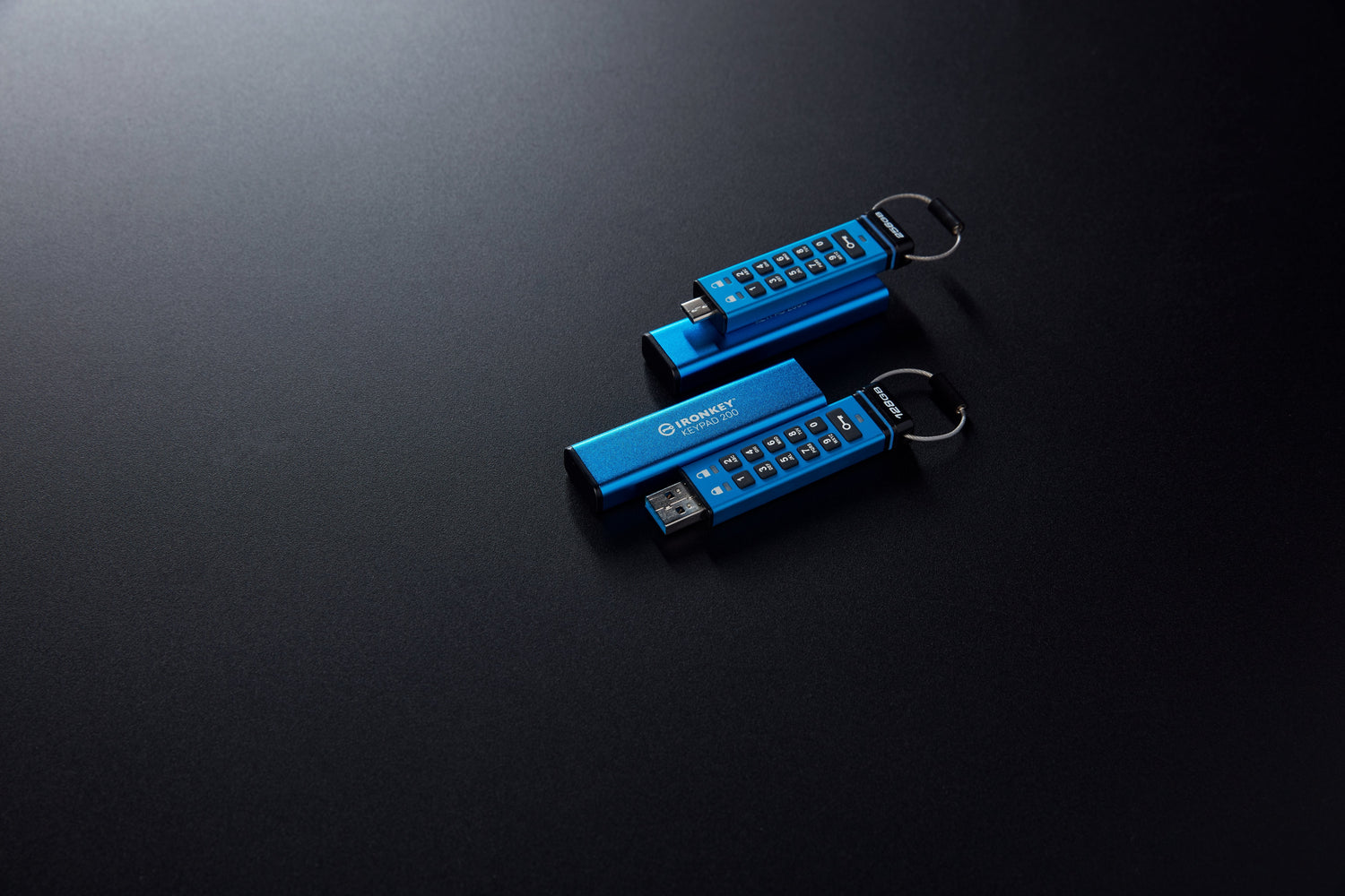 EAN 0740617330069 - Kingston Technology IronKey Keypad 200 unidad flash USB USB tipo A 3.2 Gen 1 (3.1 Gen 1) Azul imagen 8