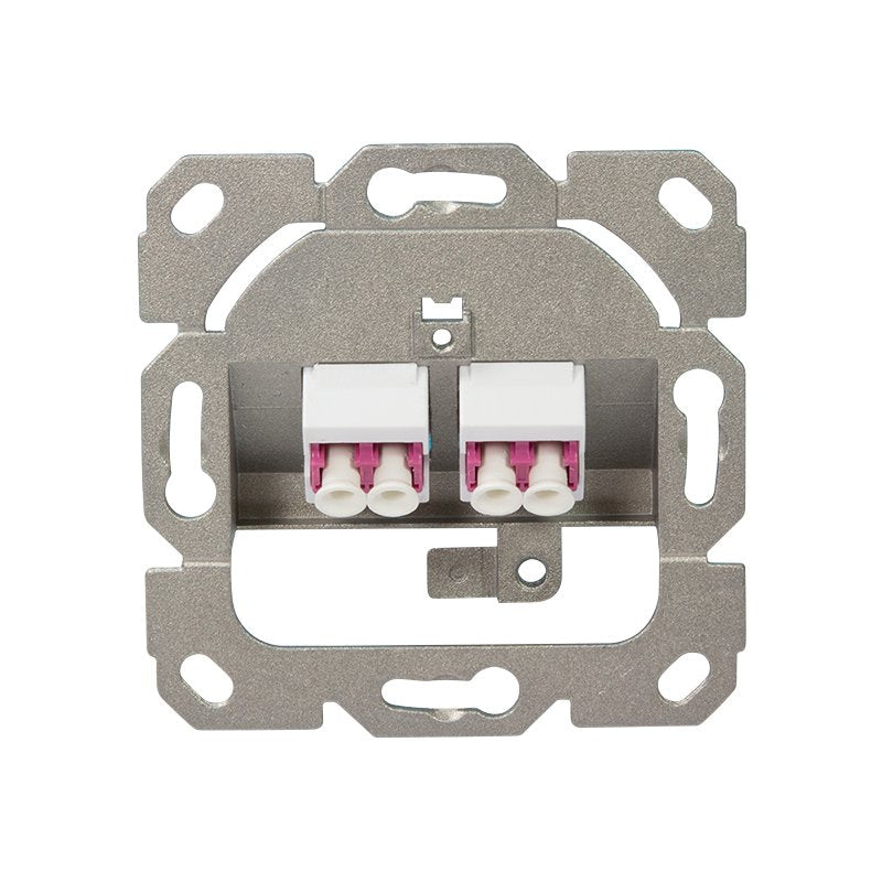 Logilink Modulare Wanddose F. Glasfaser Mit Lc-Duplex-Stecker