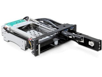 Delock Bastidor Móvil De 5.25" Para 1 X Hdd Sata 2.5" + 1 X Hdd Sata 3.5" + 2 X Puertos Usb 3.0