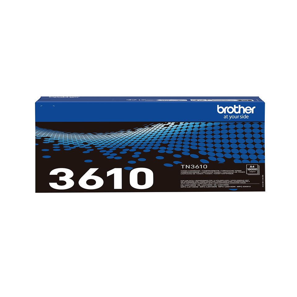 EAN 4977766819855 - Brother TN-3610 cartucho de tóner 1 pieza(s) Original Negro imagen 4