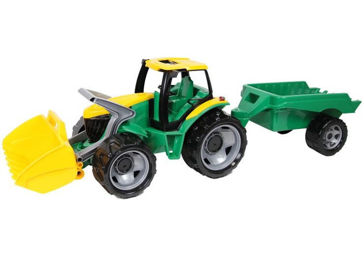 EAN 4006942811403 - Lena GIGA TRUCKS Tractor with shovel & trailer imagen 1