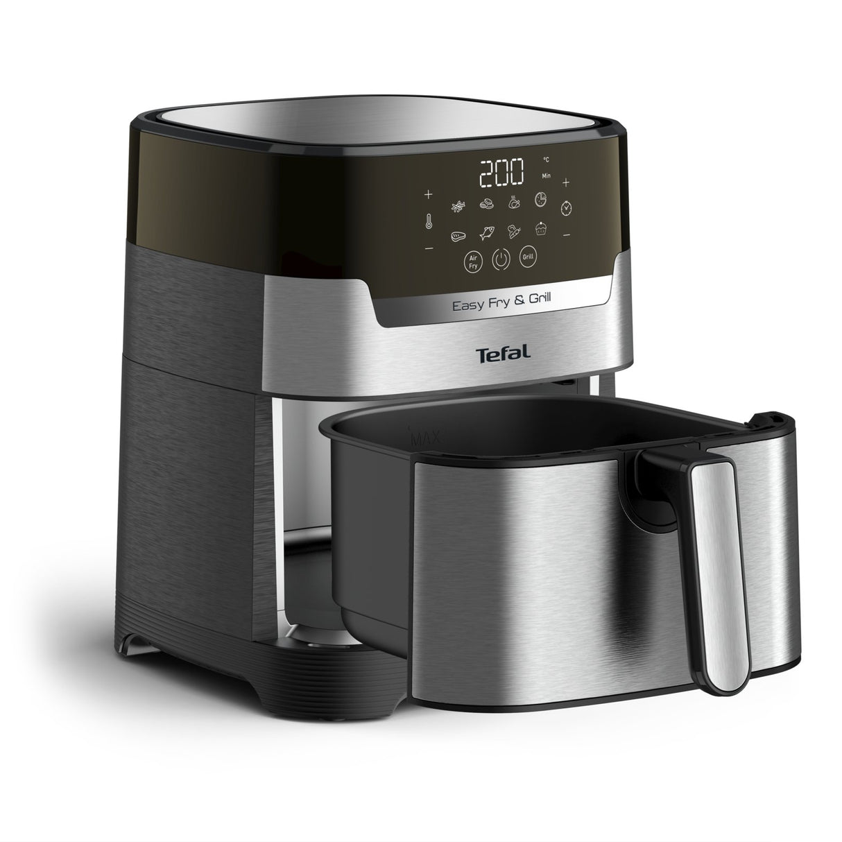 EAN 3045380020696 - Tefal Easy Fry & Grill EY505D Sencillo 4,2 L Independiente 1550 W Freidora de aire caliente Acero inoxida imagen 3