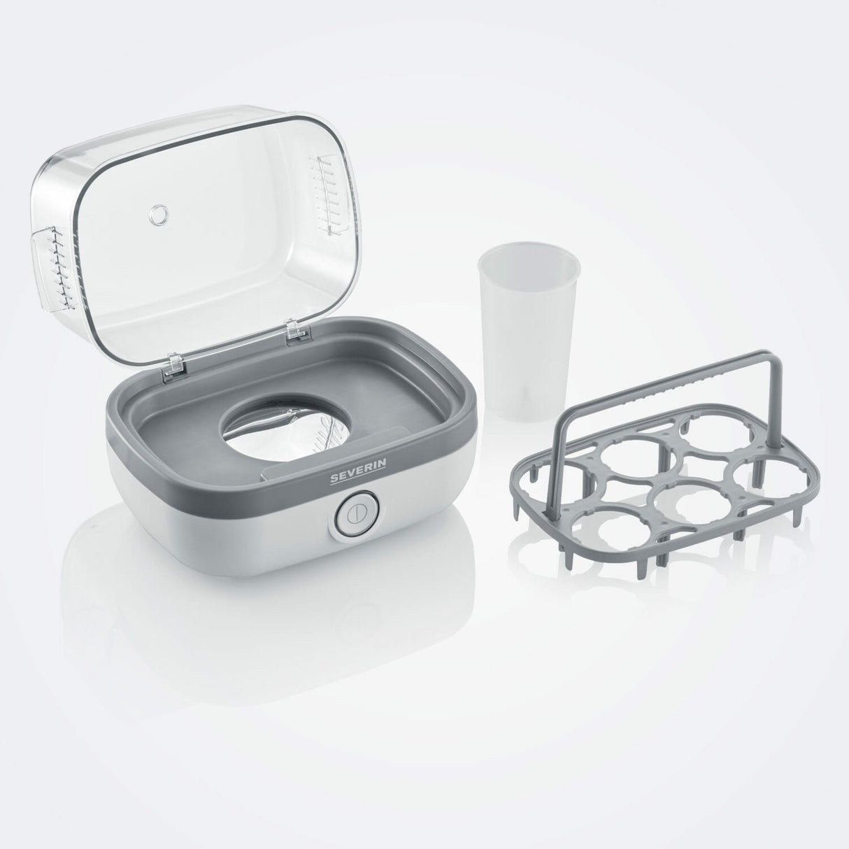 EAN 4008146036699 - Severin EK 3164 cuecehuevos 6 huevos 420 W Gris, Blanco imagen 5