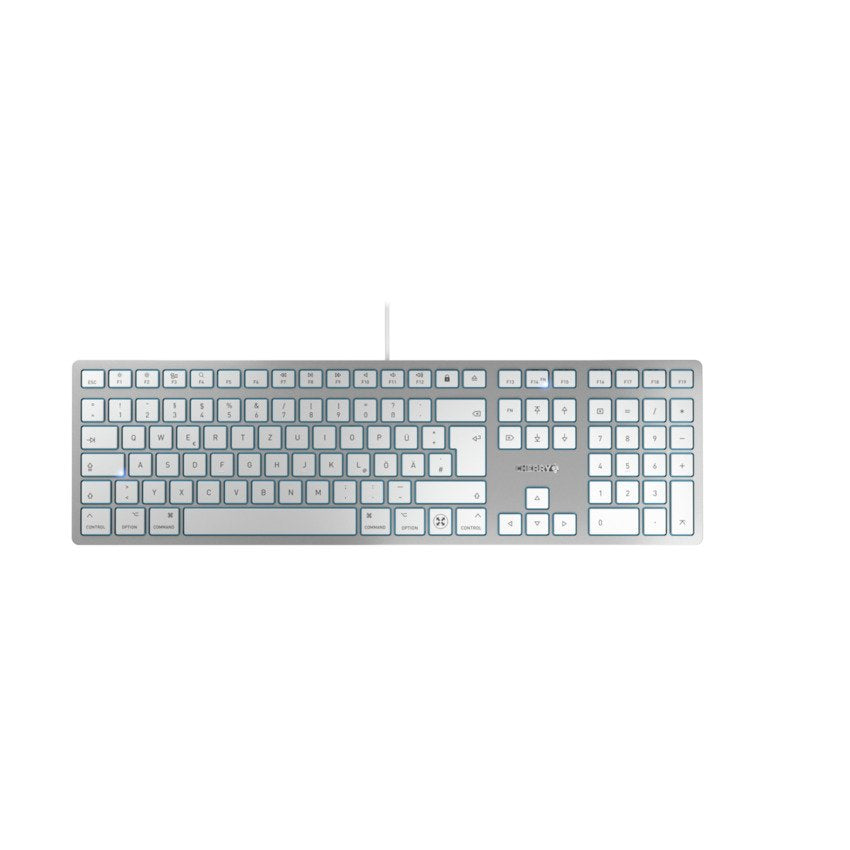 EAN 4025112099731 - CHERRY KC 6000C FOR MAC teclado Universal USB QWERTZ Alemán Plata imagen 1