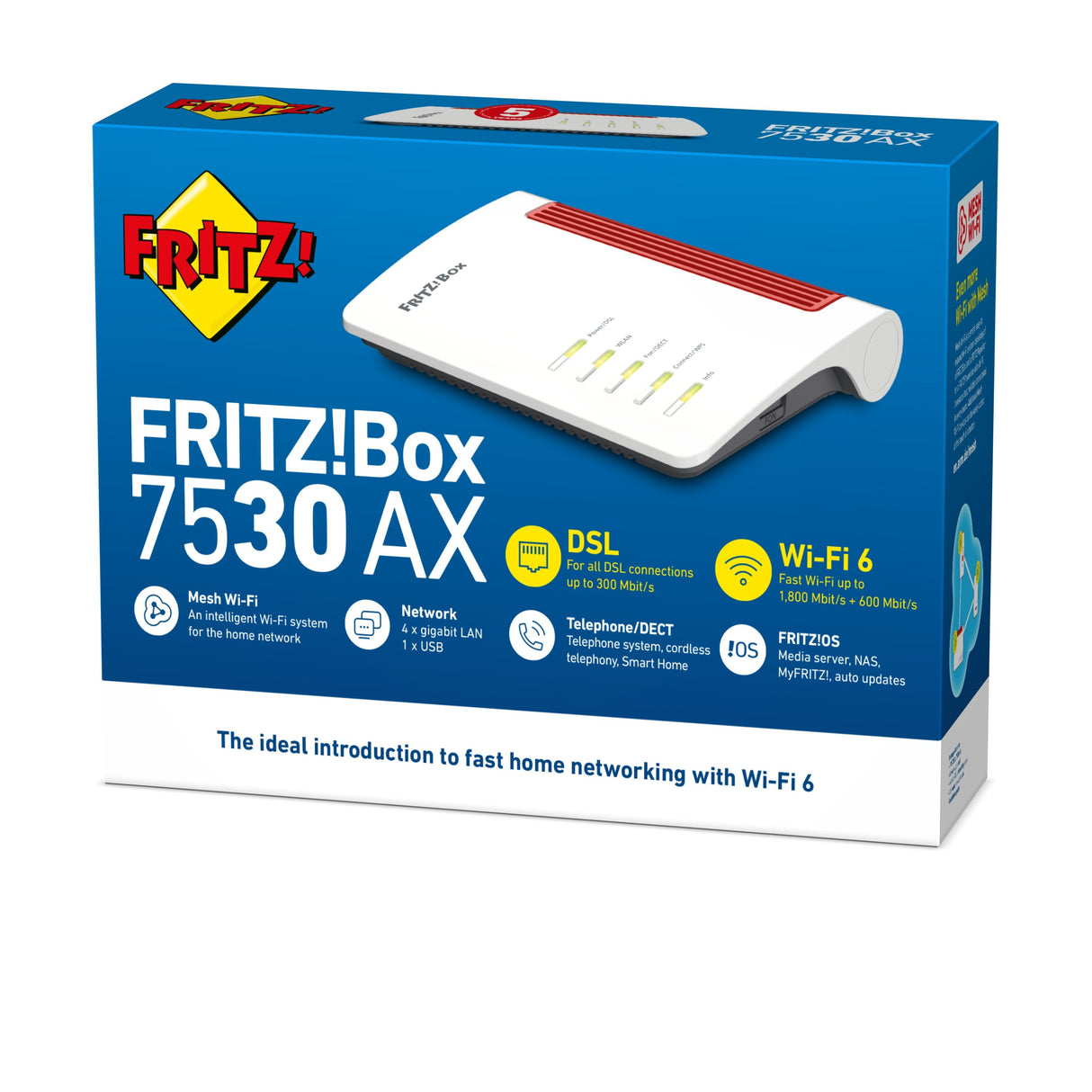 Wireless Modem Router Adsl/Vdsl Fritz! Box 7530 Ax