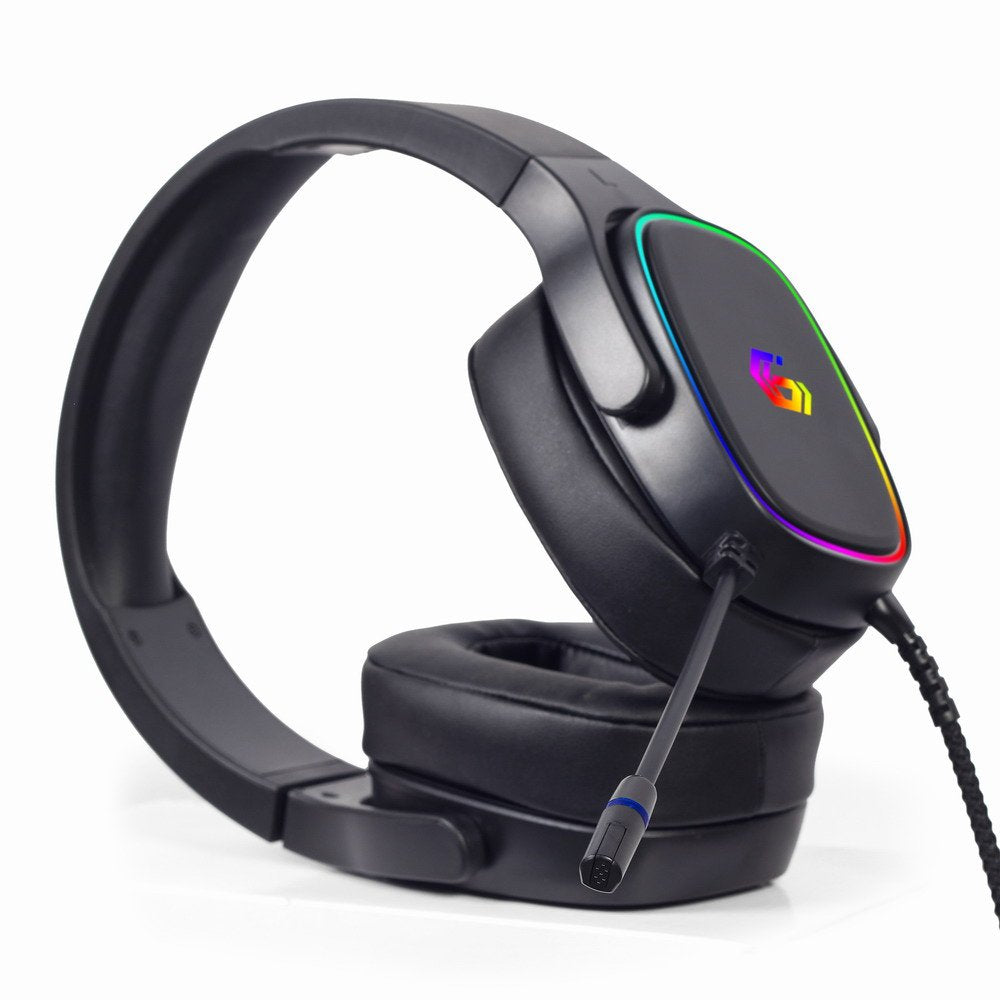 Auriculares Gaming Sonido Envolvente 7.1 Usb Con Retroiluminación Rgb