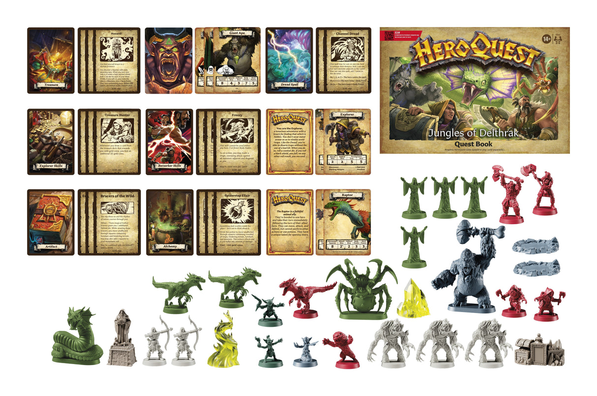 Expansion Juego De Mesa Selvas De Delthark Heroquest Ingles